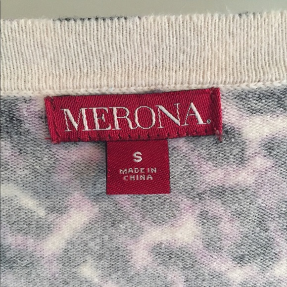 Merona Leopard print -Cardigan sweater - Picture 3 of 6